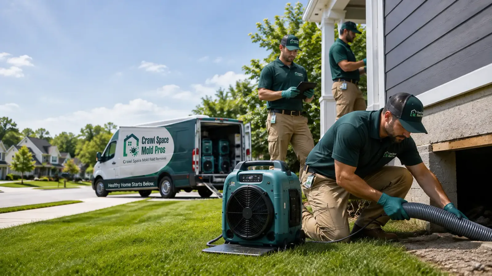 Crawl Space Mold Removal in Greenview, IL